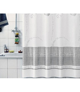 GEDY 7124062930 Cortina Vinilo G-Foglie Stese Plata 240X200