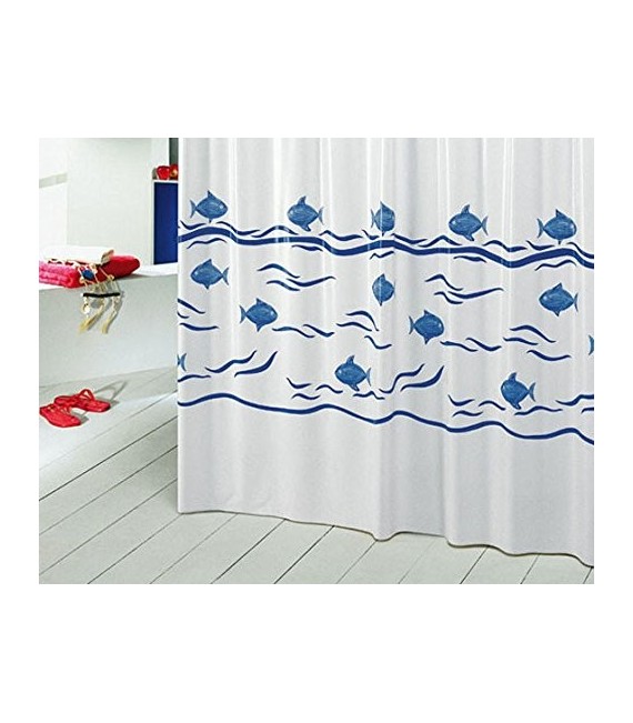 GEDY 7124063230 Cortina Vinilo G-Altomare Azul 240X200