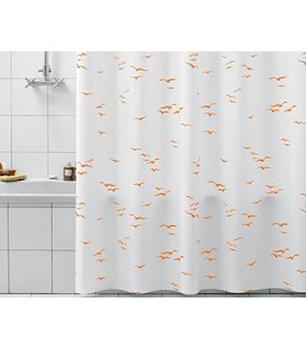 GEDY 7124063630 Cortina Vinilo G-Rondini Naranja 240X200