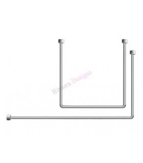 GEDY 9317801310 Barra Ang.Univ.80X80X80 D.25 Cr Bli