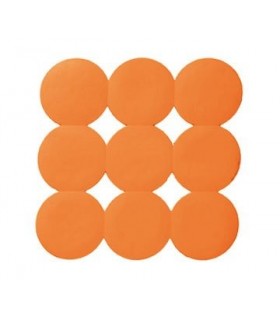 GEDY 9855556730 Antideslizante Ducha 55X55 Giotto Goma Naranja