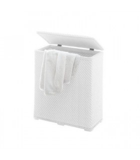 GEDY 20380200300 Cesto Contenedor Ambrogio Blanco