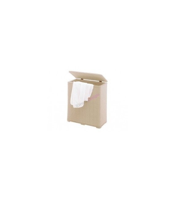 GEDY 20380300300 Cesto Contenedor Ambrogio Beige