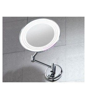 GEDY 21161300000 Espejo Gerard Aumento/Pared Con Luz Cromo
