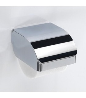 GEDY 25251300100 Portarrollo Con Tapa Cromo