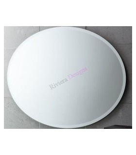 GEDY 25850000000 Espejo Ovalado Biselado 55X75 Sin Luces