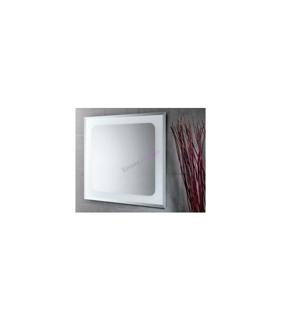 GEDY 25960000000 Espejo Iridium 70X70 Con Marco