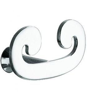 GEDY 33261300000 Percha Doble Sissi Cromo