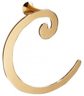 GEDY 33708700000 Toallero Argolla Sissi Oro