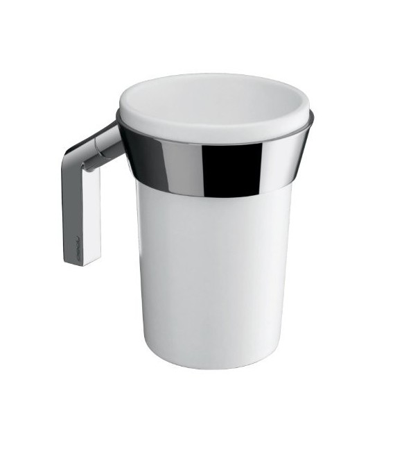 GEDY 35100200200 Portavaso Karma Blanco