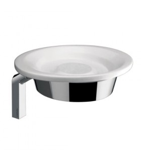 GEDY 35110200200 Jabonera Karma Cromo/Blco Lucido