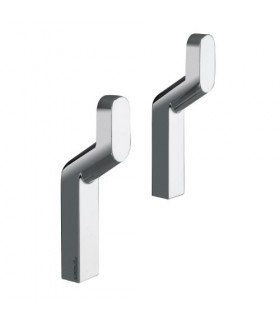 GEDY 35271300200 Percha 2 Piezas Karma Cromo