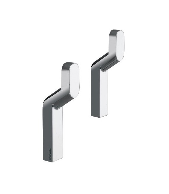 GEDY 35271300200 Percha 2 Piezas Karma Cromo