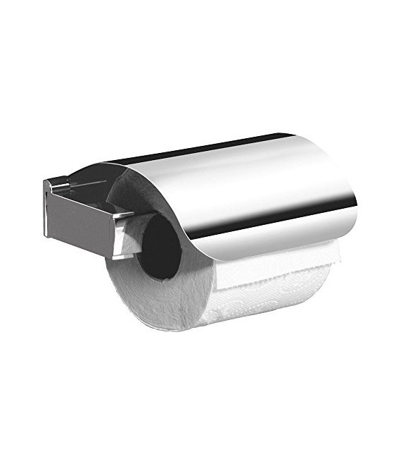 GEDY 55251300200 Kent Portarrollos con tapa Cromo