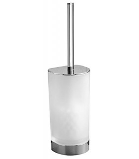 GEDY 55331300200 Kent Escobillero Suelo Cromo/Cristal satinado