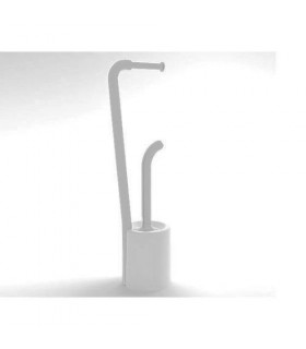 GEDY 70320200300 Columna P.Rollos Y Escob Wendy Blco/Blco