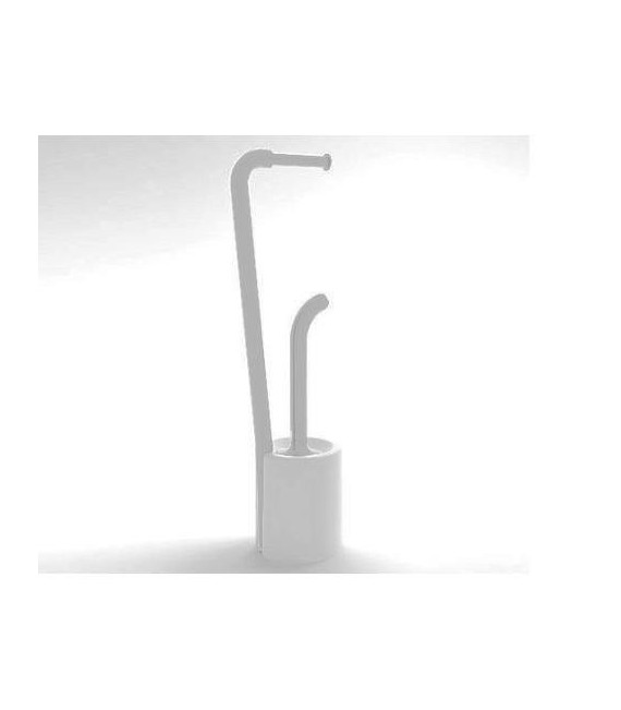 GEDY 70320200300 Columna P.Rollos Y Escob Wendy Blco/Blco