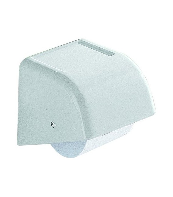 GEDY 72250200100 Portarrollo Con Tapa Darios Blanco