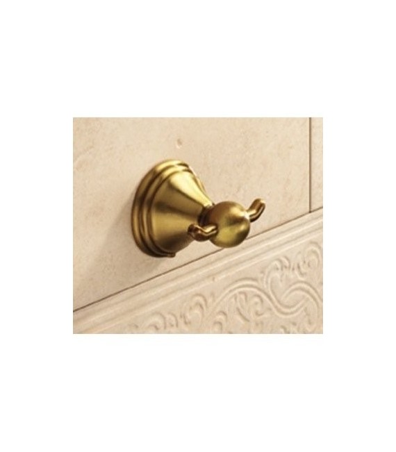 GEDY 75264400200 Percha Doble Romance Bronce
