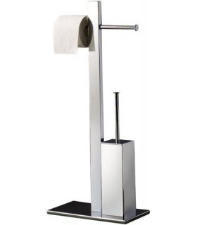 GEDY 76321300000 Columna/Portarollo Doble/Escobilla Bridge