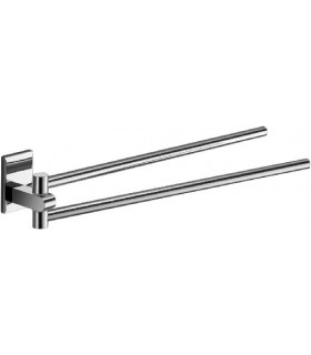 GEDY 78231300100 Toallero 2 Barras Maine Cromo