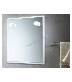 GEDY 80010200000 Espejo Junior Con Luces Blanco"