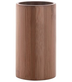 GEDY AL983500300 Altea Portacepillos Sobremesa Natural Marrón