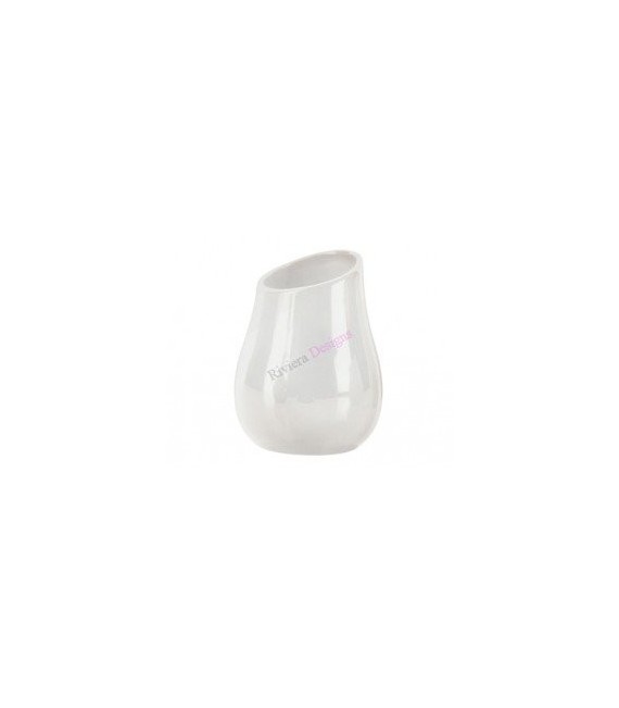 GEDY AZ980200300 Vaso Azalea Blanco