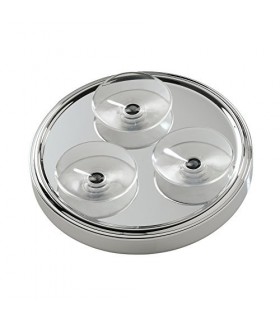 GEDY CO2020 Espejo aumento 3x con ventosas Cromo