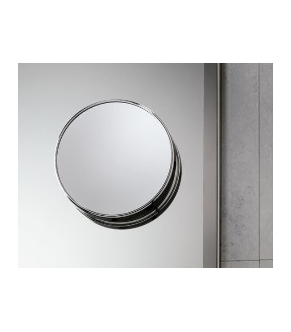 GEDY CO202113100 Espejo Aumento Cromo Con Ventosas