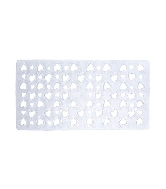 GEDY CO36750030 Antideslizante Bañera 36X75 G-Cuore Transparente