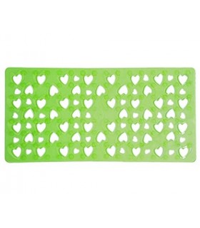 GEDY CO36750430 Antideslizante Bañera 36X75 G-Cuore Verde