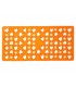GEDY CO36756730 Antideslizante Bañera 36X75 G-Cuore Naranja