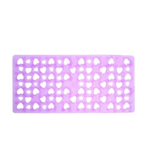 GEDY CO36757930 Antideslizante Bañera 36X75 G-Cuore Lila