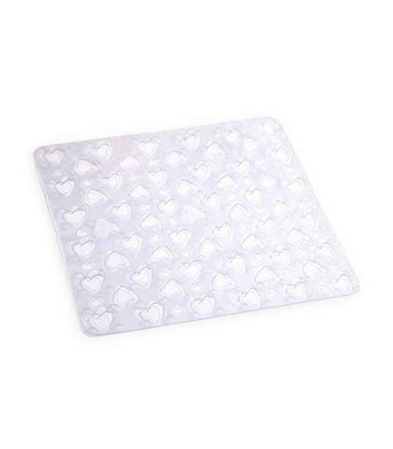 GEDY CO55550030 Antideslizante Ducha 55X55 G-Cuore Transparente