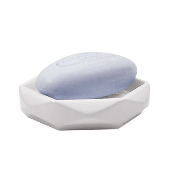 GEDY DA110200300 Jabonera Dalia Blanco