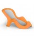 GEDY DD049300900 Tumbona Baño Da-Dam Blanco/Naranja