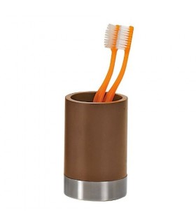 GEDY ER983000300 Portacepillos Erica Nogal