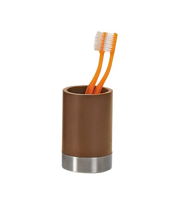 GEDY ER983000300 Portacepillos Erica Nogal