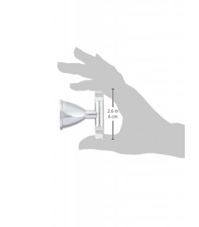 GEDY GE261300100 Percha Doble Genziana Cromada