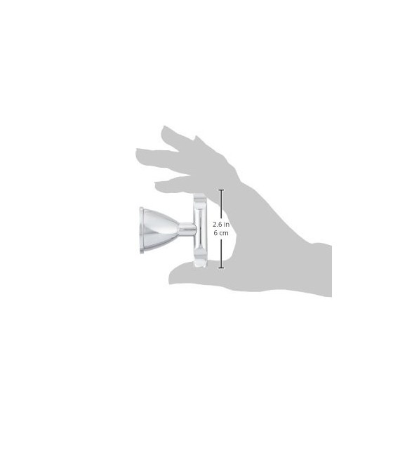 GEDY GE261300100 Percha Doble Genziana Cromada