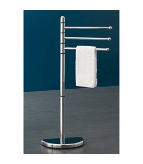 GEDY HI311300000 Toallero De Pie Hibiscus Cromad