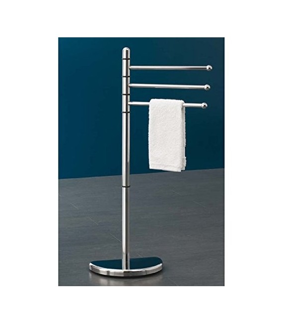 GEDY HI311300000 Toallero De Pie Hibiscus Cromad