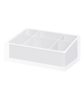 GEDY RA000200000 Porta-Maquillaje Rainbow Blanco