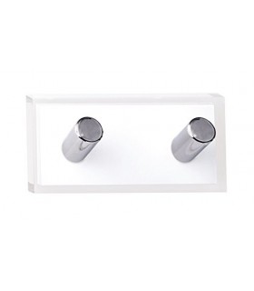 GEDY RA260200100 Rainbow Percha doble blanco