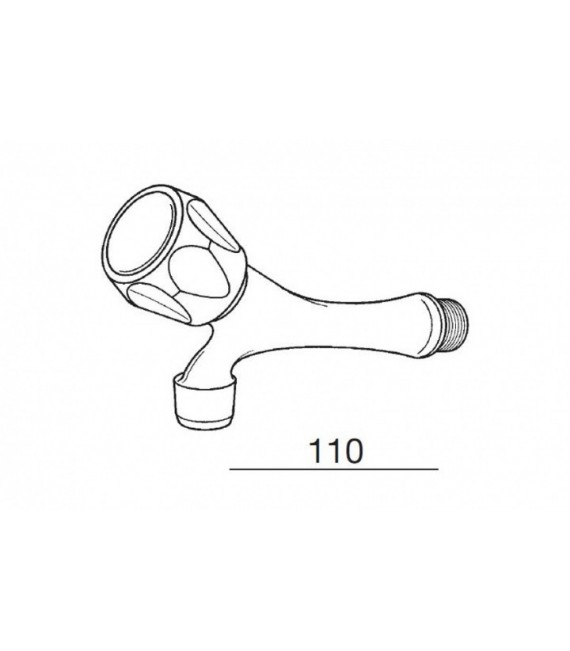 Grifo Fregadero 110 Mm