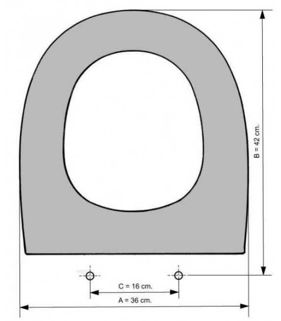 BACARA Tapa Asiento WC