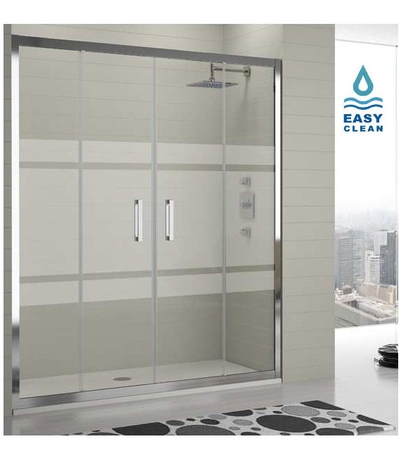 Serie 300 Ducha Frontal 4 Hojas decorada