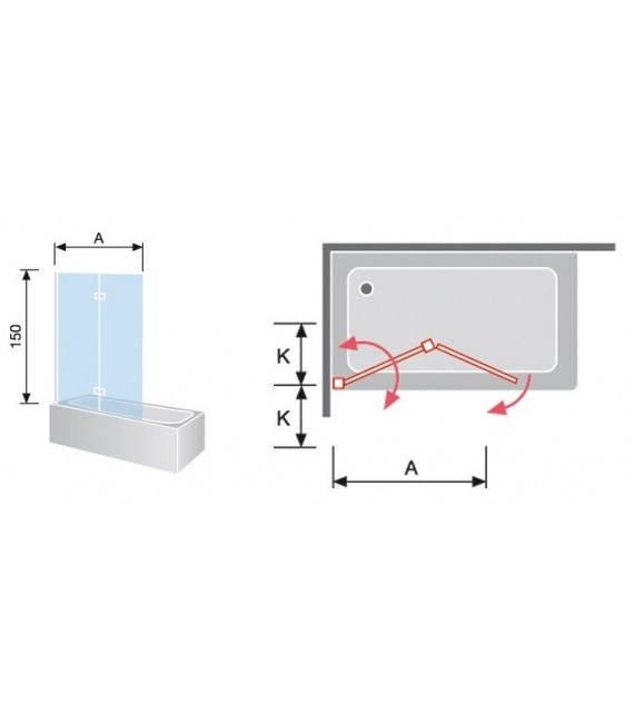 SERIE 300 Bañera Plegable