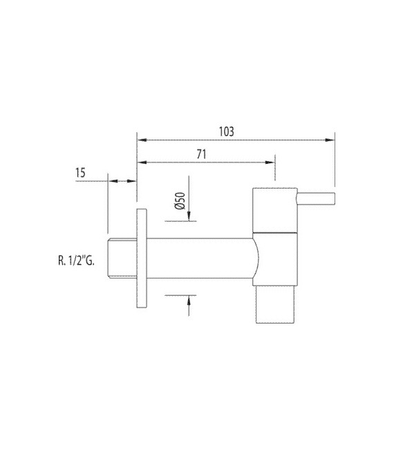 TRES 03450101 Grifo Jardín Con Aireador